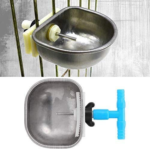 5 Pcs Distributeur d'eau en Acier Inoxydable Automatique Lapin Abreuvoir Mamelon Potable Pot Abreuvoir Ferme Élevage Boire Accessoire(Big)