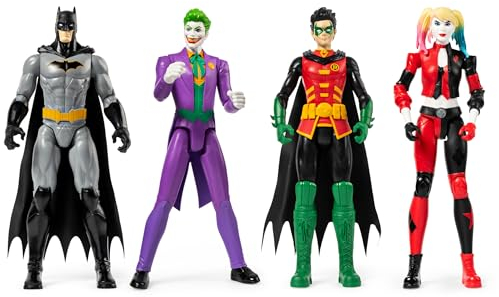 Juego de 4 Figuras de acción de Batman, Robin, Copperhead y Talon, 30 cm