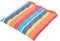 Homescapes Stuhlkissen 40x40 cm bunt gestreift – Sitzkissen Outdoor/Indoor, Oeko-TEX-Zertifiziert, Sitzpolster waschbar für Esszimmer-, Küchen- & Gartenstühle