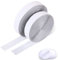 Vicloon Klettband Selbstklebend Extra Stark, 15M Doppelseitig Klebende mit Klettverschluss Selbstklebendes Klebepad Flauschband und Hakenband, 20mm Breit - Weiß