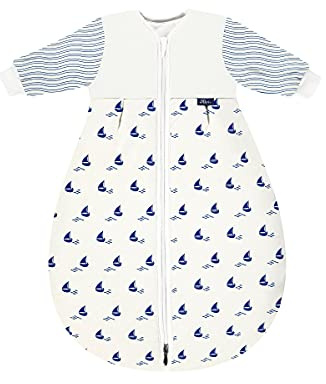Alvi Schlafsack Mäxchen Thermo mit Arm | Babyschlafsack Außensack mit Arm | Winterschlafsack 3,0 TOG
