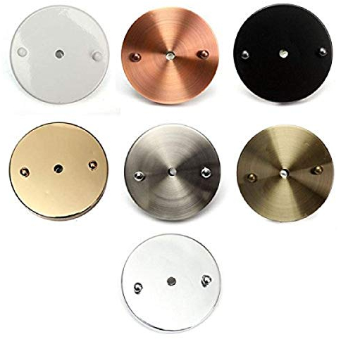 MASUNN Decken-Baldachin Wandleuchte Mount LED Vintage Pendelleuchte Disc Base 120mm-# 05 Französisch golden