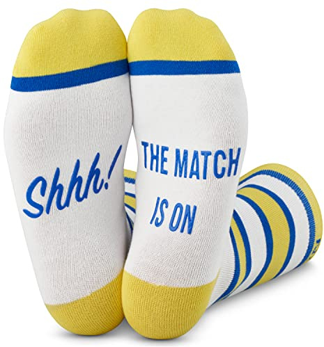 Football Fan Lounge Socks - Great Gift For Football Fans - 'Shhh! The Match Is On'
