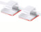 Noosverl 100-teilig Kabelklemme Starke selbstklebende Outdoor-Kabelclips aus Kunststoff, Kabelbefestigungsmanager, 10 mm Geeignet für Auto, Haus und Büro(transparent)