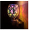 Glass Electric Oil Burner 3D Aroma Lamp Glass 3D Effect Night Light Wax Burner Light Up Wax Burner Scentsy Plug in Wax Burner for Home Office Bedroom Living Room Gifts (Butterfly)