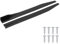 Fydun 2 Stück Universal Seitenschweller Seitenschweller für Karosserie-Styling Splitter Lip Winglet Diffusor 120 cm / 47,2 Zoll Glänzend Schwarz