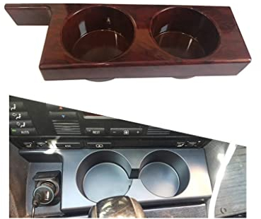 Porte-gobelet de voiture pour BMW 5 E39 Acajou