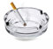 Glass Ashtrays For Cigarettes Round Outdoor Solid Simple And Practical Transparent Portable Decorative Modern Ashtray For Home Office Indoor Outdoor Pubs Patio Use (Pack Of 1)