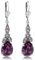 Silber Ohrringe Jugendstil Amethyst Ohrhänger romantisch NOBEL SCHMUCK