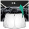YEE PIN Qashqai J11 Parasol Coche Compatible con Nissan Qashqai J11 2014-2020 2021, Parasol Plegable Coche Parasol Delantero Parabrisas Parabrisas Protección UV Polvo