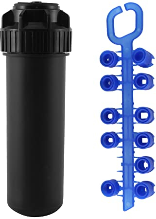 BOFRHME 3/4 Innengewinde Versenkregner Getriebeantrieb Rasensprengerkopf Teilkreismuster 40°-360° Verstellbar