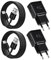 2-Pack Chargeur Rapide et Câble USB Type C pour Samsung Galaxy A15 A14 A13 A04s A05s A71 A55 A54 A53 A42 A35 A34 A33 A25 A23 M53 M34 M13 S8 S9 S10 S20 S21 Plus, Chargeur USB C Tablette Telephone