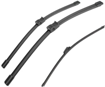YYGGWL Scheibenwischer Für VW Für Touran 2003 2004 2005 2006 28 + 28 + 16 3PCS Vorne Hinten Wischer Windschutzscheibe Windschutz Fenster Zubehör Wischerblätter