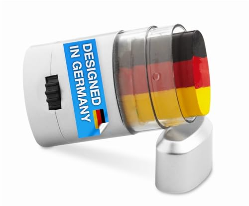 TK Gruppe Timo Klingler Schminkstift Fanartikel Deutschland Schminke schwarz, rot, gelb (Gold), als Deko, Dekoration, Partydeko für Fußball, Fußball Europameisterschaft 2024