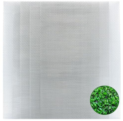 LINLAN 5 Stück 20 x 30 cm Aquatische Moos Mesh Pads aus 304 Edelstahl, Mooswand, leicht zuschneidbar, zum Befestigen und Vermehren von Wasserpflanzen, DIY Aquariumfilterung und Aquascaping