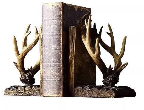 Yofab Serre-Livres décoratifs pour étagères, matériau en résine, idéal pour Les Livres Lourds, Serre-Livres Berserk, Parfait pour Cadeau à la Maison, 1 Paire