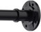 PadPure Teleskopstange - Schwarz Duschvorhangstange ohne Bohren Einstellbar Duschvorhangstange Klemmstange 75-197cm Für Fenster, Balkon, Garderobe Φ2.54cm