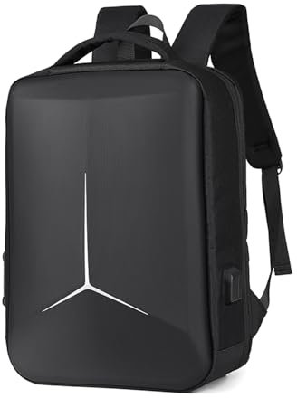 FANDARE Anti-Theft Laptop Business Backpack Durable Backpack with USB Daypack 180-degree Opening Travel Cabin Rucksack Work Bag Water Resistant College School Rucksack Work for Men & Women Black