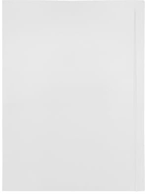 Idena 20175 - Sammelmappe A3 in Weiß, Dokumentenmappe aus robuster Pappe, Postmappe mit Innenklappen und Gummizugverschluss