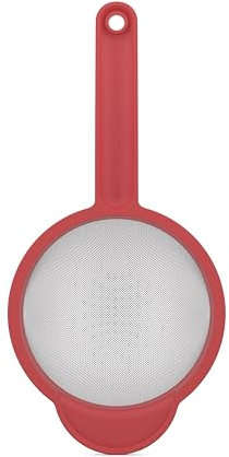 Mepal - Tamiz Chef it - Agujero en el asa para poder colgar - Compatible con los bol para mezclar de Mepal - Resistente al calor hasta 110 °C - Colador de cocina - 16.7 cm - Coral