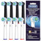 Ersatzbürstenköpfe kompatibel mit Oral B, Aufsteckbürsten kompatibel mit Oral B Pro 1000, Genius X, Smart 1500, 8 Stück