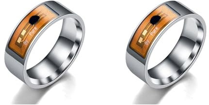 CENMEN 2X NFC Smart Chip Ring Handy-Label Smart Ring Neue Technologie NFC Wearable Smart Ring A