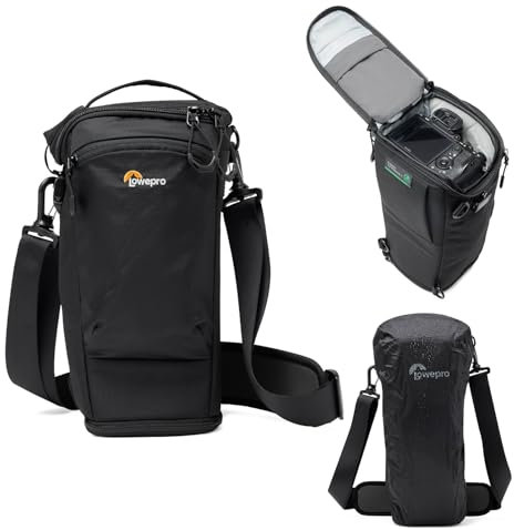 Lowepro ProTactic TLZ 75 Slim AW III Toploader-Kameratasche für spiegellose DSLR, Vol.: 4,5 l, ABM.: 37x10,5x14 cm, f. Kameras mit angesetztem Objektiv, mod. Schultertasche, f. Fotografen/Videofilmer