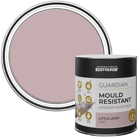 Rust-Oleum Pink Guardian Mould Resistant Interior Wood Paint in Matt Finish - Little Light 750ml