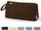 Boziee Cord-Stoff Federmäppchen Mäppchen Große Kapazität Stiftetasche Cordury Federtasche Pencil Case Schulmäppchen Organizer für Schule | Büro Mädchen Teenager Stiftetui (dunkel Braun)