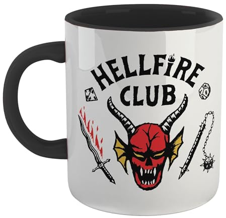 Nhemeylp Stranger Coffe Mugs, 11OZ Coffee Cup Double Side Printed Ceramic Mug with Logo & Black Handle Novelty Cute Cup Travel Mugs for Teenagers, TV Drama Fans