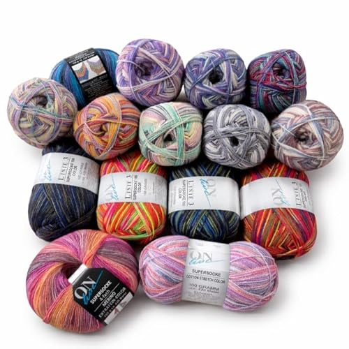 ONline Sockenwolle 4-fach 500g Paket