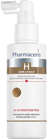 Pharmaceris H Stimuforten, Intensives Haarwuchs Stimulierendes Spray, Haarausfallbehandlung, Frauen und Männer, für Empfindliche Kopfhaut - 125 ml
