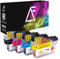 Alphafax 4 Tintenpatronen kompatibel für Brother LC-3213 XL für DCPJ572DW DCP-J770 DCP-J772DW DCP-J774DW MFC-J890DW MFC-J895