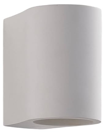Lindby Wandleuchte, Wandlampe Innen Jannes (Modern) in Weiß aus Gips/Ton (1 flammig G9) - Wandstrahler Wandbeleuchtung Schlafzimmer/Wohnzimmer Wohnzimmerleuchte