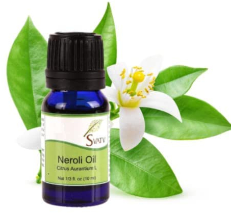 SVATV NEROLI Ätherisches Öl Aromatherapieöle in therapeutischer Qualität Duftöl für Diffusor Yoga Massage & DIY Körperpflege 10 ml Neroliöl