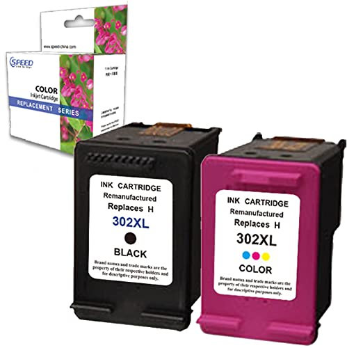 Set mit 2 Druckerpatronen kompatibel für HP 302 XL Schwarz+Farbe Deskjet 3830 3832 4650 1110