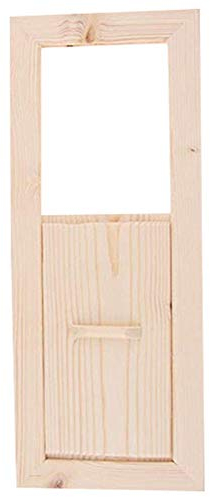 Temhyu Shuxiang-Lüftungsgitter Einstellbarer Shutter Fenster Startseite Zedernholzterpene Grille, Ventilation Praktisches Zubehör, Easy Install Sommer Bad Sauna Entlüfter, Smooth Lüftungszubehör