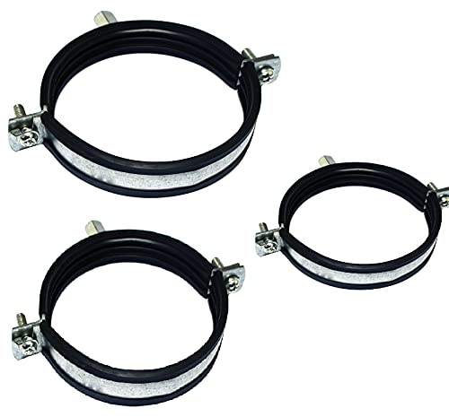 Rohrschelle Wickelfalzrohr Dichtung Gummidichtung Halterung Halter Rohr Lüfter Ø 315 mm