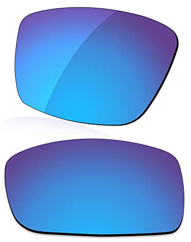 LenzReborn Polarized Lens Replacement for Oakley Conductor 6 OO4106 Sunglass - Ice Blue - Polarized Mirrored