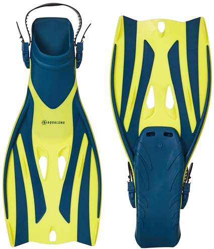 AQUALUNG Unisex – Erwachsene Fizz Flosse, Petrol Yellow, L/XL