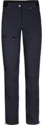 Bergson BRYNE Comfort | Damen Winter Softshellhose - Warme Damen Winter-Softshellhose mit Hybrid-Konstruktion, Normal-/Kurz-/Langgrößen, winddichtes & wasserabweisendes Softshell, wärmendes Innenflee