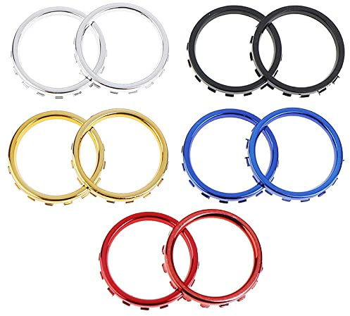 2 anillos de acento de pulgar piezas de repuesto para Xbox ONE Elite Controller Reemplazo (dorado)