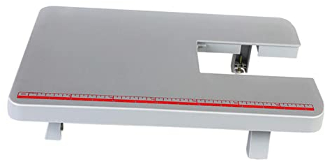 F Fityle Nähmaschine Verlängerungsplatte, Nähmaschinen-Anbautisch mit Stabilen Beinen, Anschiebetisch für Nähmaschine, Sewing Machine Table Extension Board für Singer 4411 4423 5511 5523, GRAU