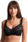 ShopMCR Ladies Full Cup Lace Underwired Bra Soft Cup Full Coverage Non-Padded Push up Women’s Bra (Black, 42B)