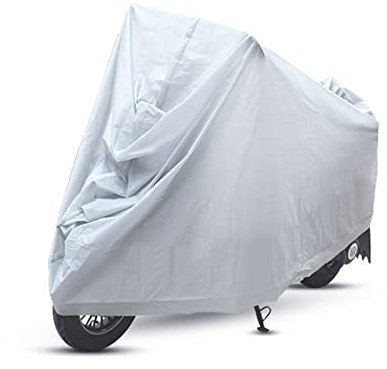 Housse Protection Moto Imperméable - Bâche Extérieur/Intérieur Étanche Pour Plupart Des Motos - Anti-Poussière/Pluie/Vent/UV