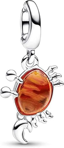 PHCLASY Meerjungfrau Hot Sommer Strand Ozean Tier Charms fit Armbänder Halsketten und europäische Schlange Kette Große Geschenke für Frauen Urlaub Urlaub/Geburtstag