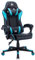 HLONONE Gaming Stuhl, Ergonomischer Gaming Sessel mit Taschenfederkissen, Racing Gamer Stuhl mit Fußstütze, Lendenwirbelstütze, Verstellbarer Bürostuhl 150 kg Belastbarkeit, PC Stuhl Schwarz-Blau