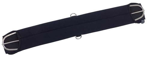 APPALERO Western Sattelgurt Memory Foam 32 – Schwarz, anatomisch, Edelstahl‑Schnallen