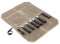 Xumann Knife Roll Bag, Knife Case for Chefs, Waxed Canvas Knife Bag, 7 Slots Knife Cutlery Tool Roll Case Storage Bag, Gifts for Pro Chefs or Culinary Enthusiasts