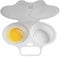 Cocedor De Huevos Para Microondas | Máquina Para Hacer Huevos Duros De 2 Cavidades - Vaporizador De Huevos, Ahorre Tiempo De Maíz, Huevos Fritos, Sándwich, Huevos Cocidos